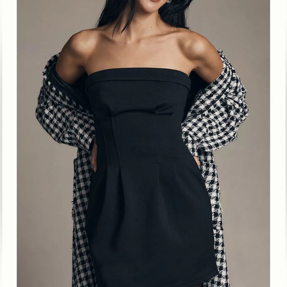 # 160 NEW Anthropologie Strapless Mini Dress - Picture 2 of 4